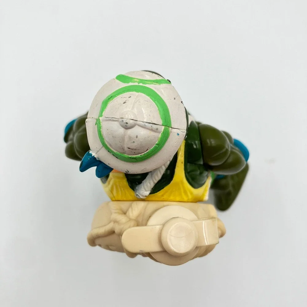 Vintage 1992 TMNT Lifeguard Leo Action Figure Playmates Leonardo 100% COMPLETE